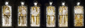 Yaratılış Günleri, Batı Penceresi, 1870 by Edward Burne Jones